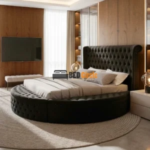Round Box Chesterfield Bed