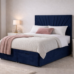 sunrise ottoman storage divan bed with headboard