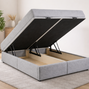 hannah ottoman storage divan bed with headboard