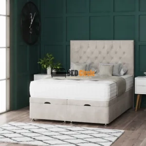 Chesterfield Ottoman Storage Divan Bed With Headboard