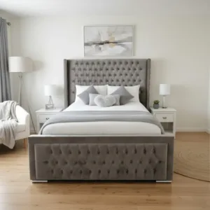 Empress Luxury Wing Chesterfield Bed 2 300x300