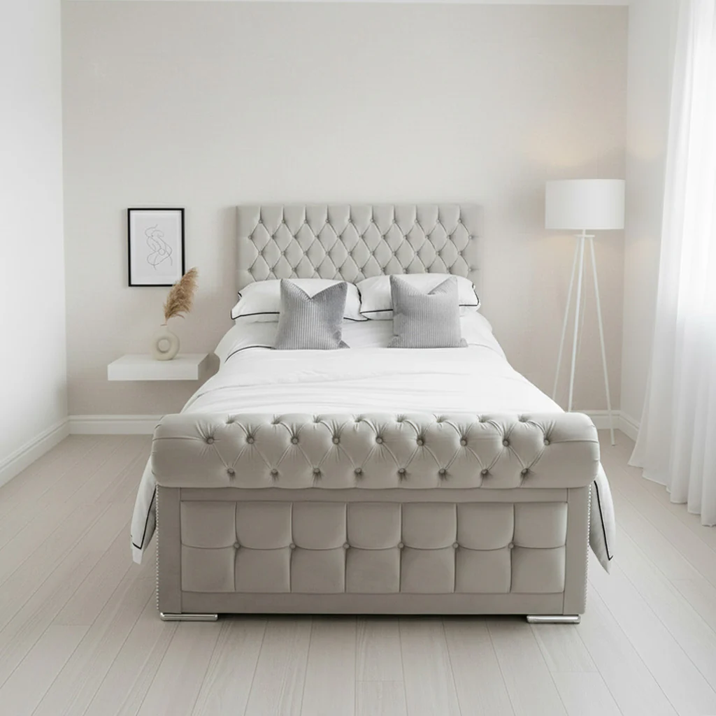 Finchley_Sleigh_Chesterfield_Bed_1 Finchley Sleigh Chesterfield Bed 1