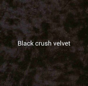 Black Crushed Velvet