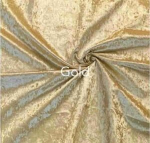 Gold Crushed Velvet