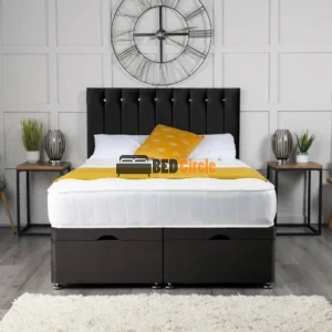 Florence Ottoman Storage Divan Bed With Headboard