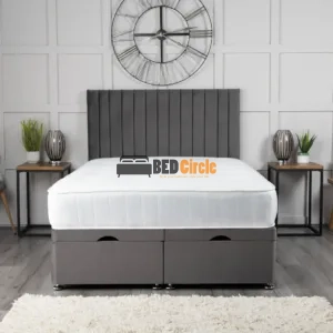 Pollo 14 Panel Ottoman Storage Divan Bed With Headboard