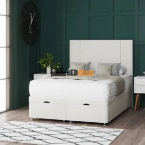 Porto Ottoman Storage Divan Bed With Headboard