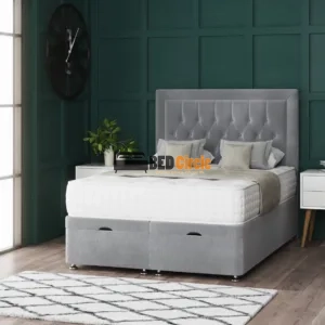 Miami Ottoman Storage Divan Bed With Headboard