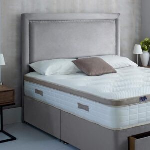 porto ottoman storage divan bed with headboard