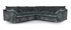 luxe chenille charcoal all over