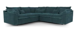 luxe chenille teal mix