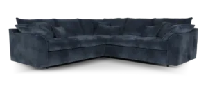 deep pile chenille denim mix