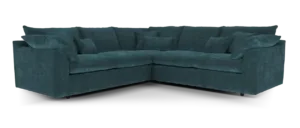 luxe chenille teal all over