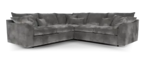 deep pile chenille grey all over