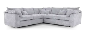 plush chenille silver all over