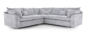 plush chenille silver mix