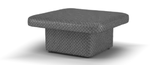 GEOMETRIC DESIGNER FABRIC EBONY