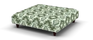 KILIM DESIGNER FABRIC GREEN ALL OVER