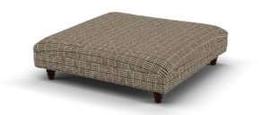 WOVEN DESIGNER FABRIC CHOCOLATE ALL OVER